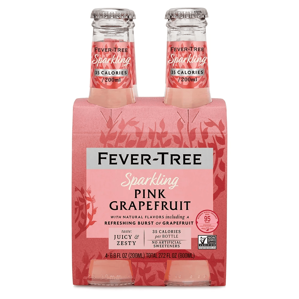 Fever Tree Pink Grapefruit Soda 4 Pack