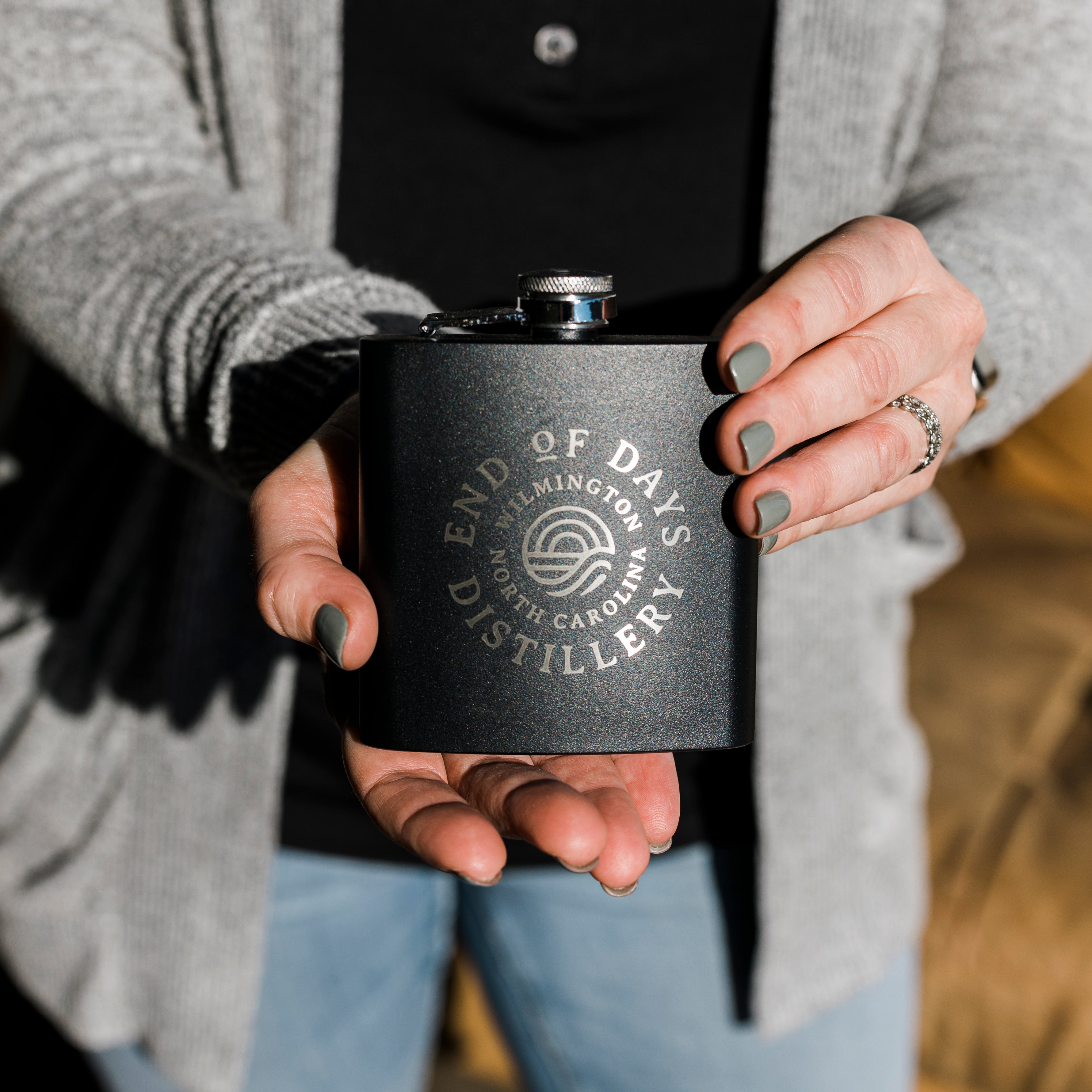 Jet Black Flask