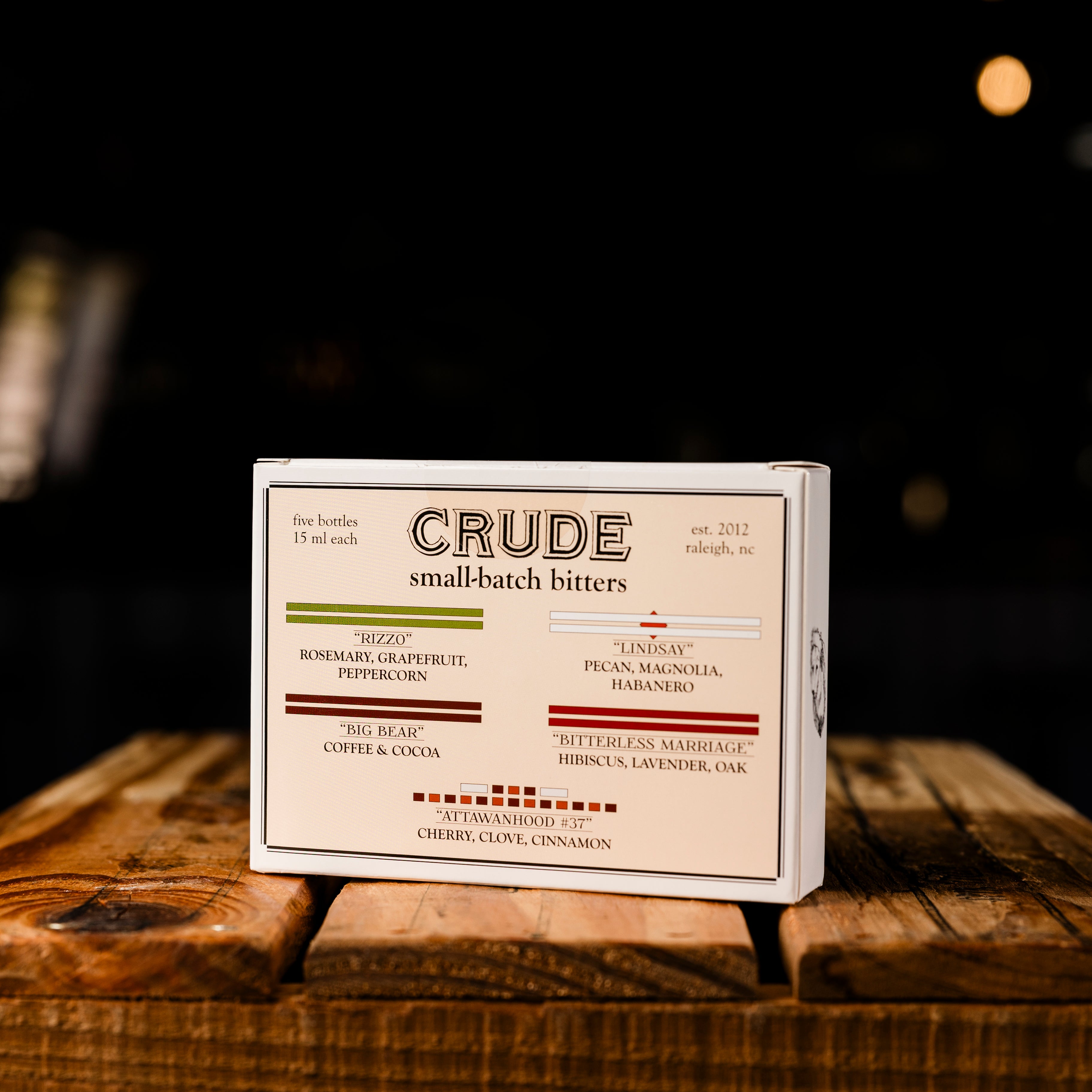 Crude Bitters Sampler Pack