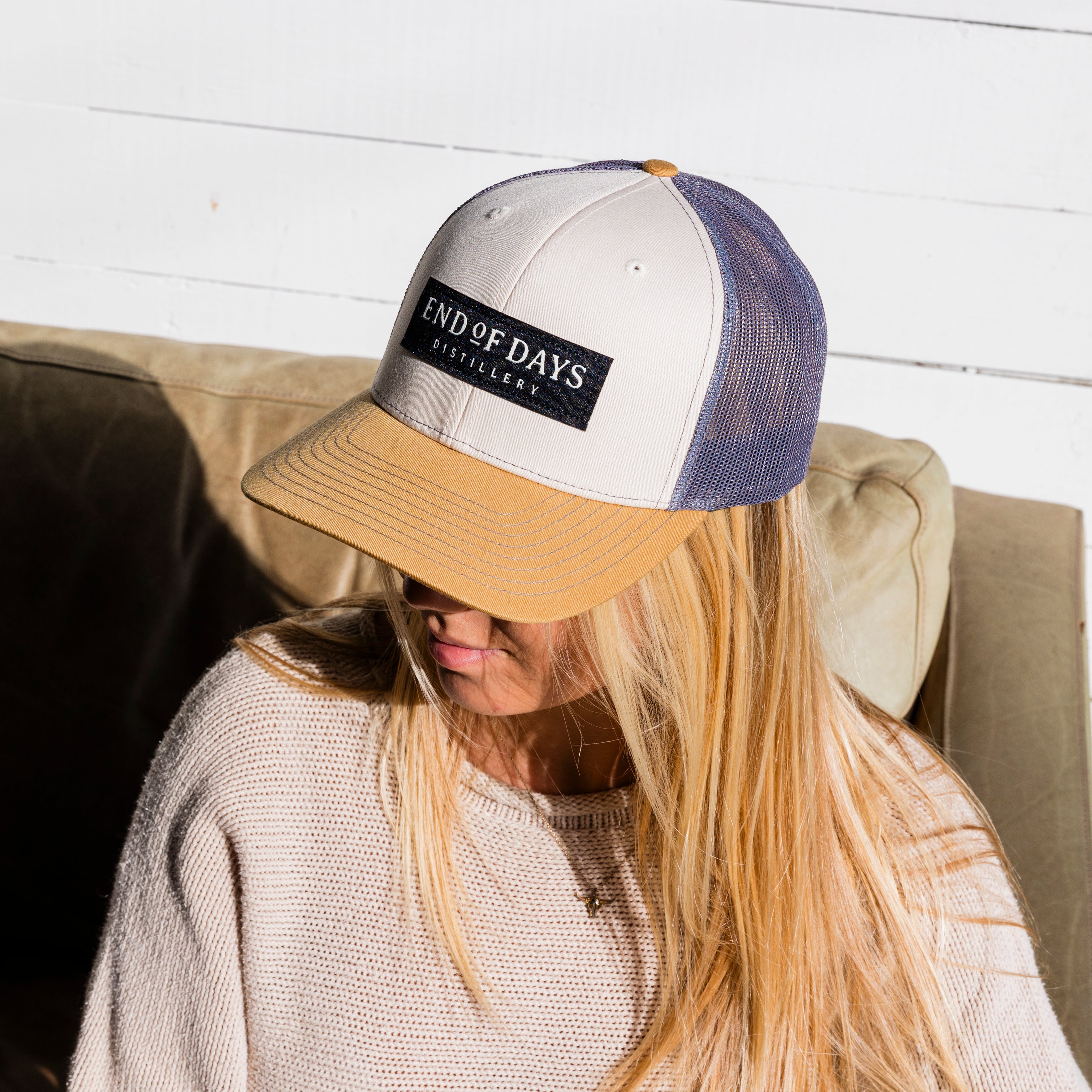 Woven Label Trucker Hat