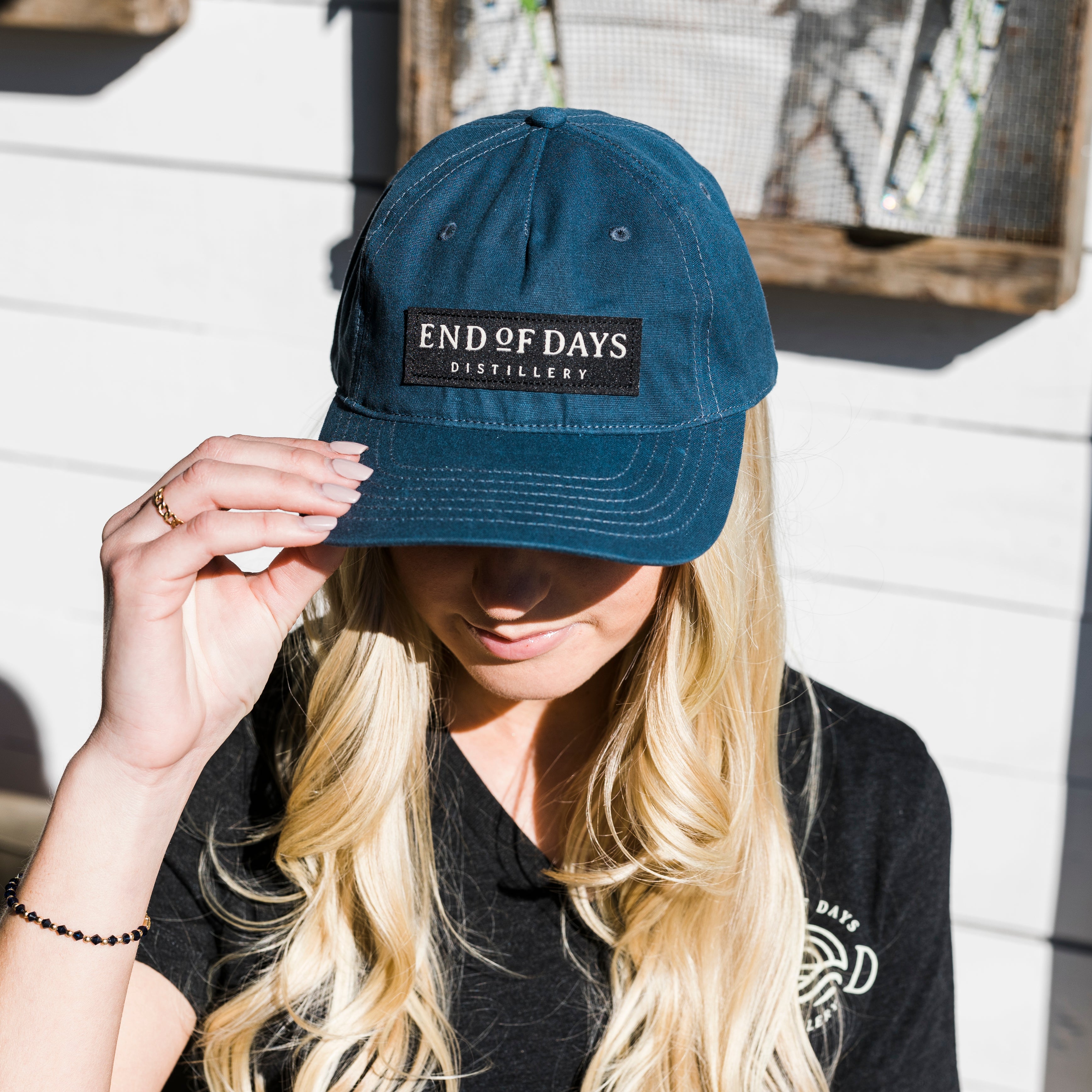 Woven Label Solid Dad Hat